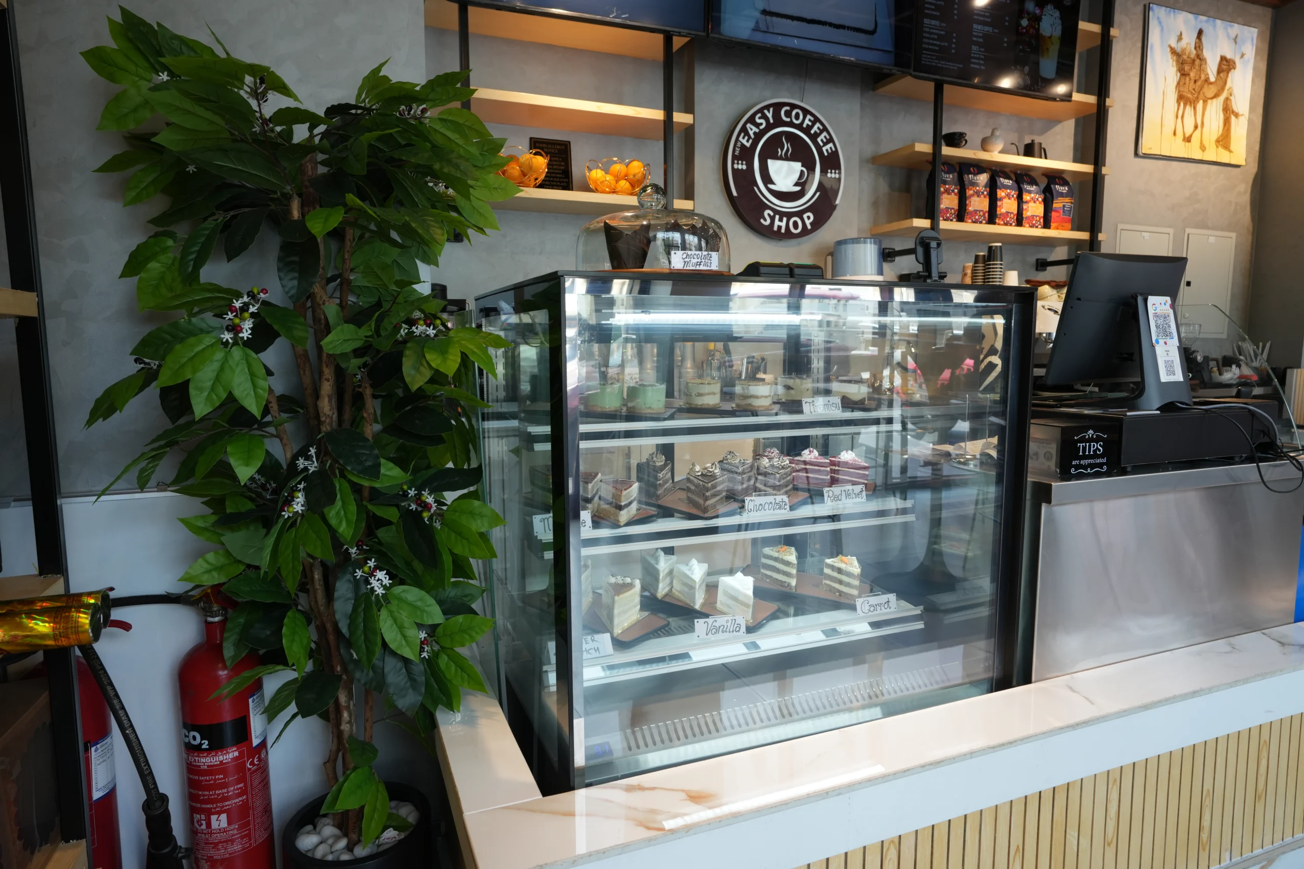 Dessert Display & Barista Station